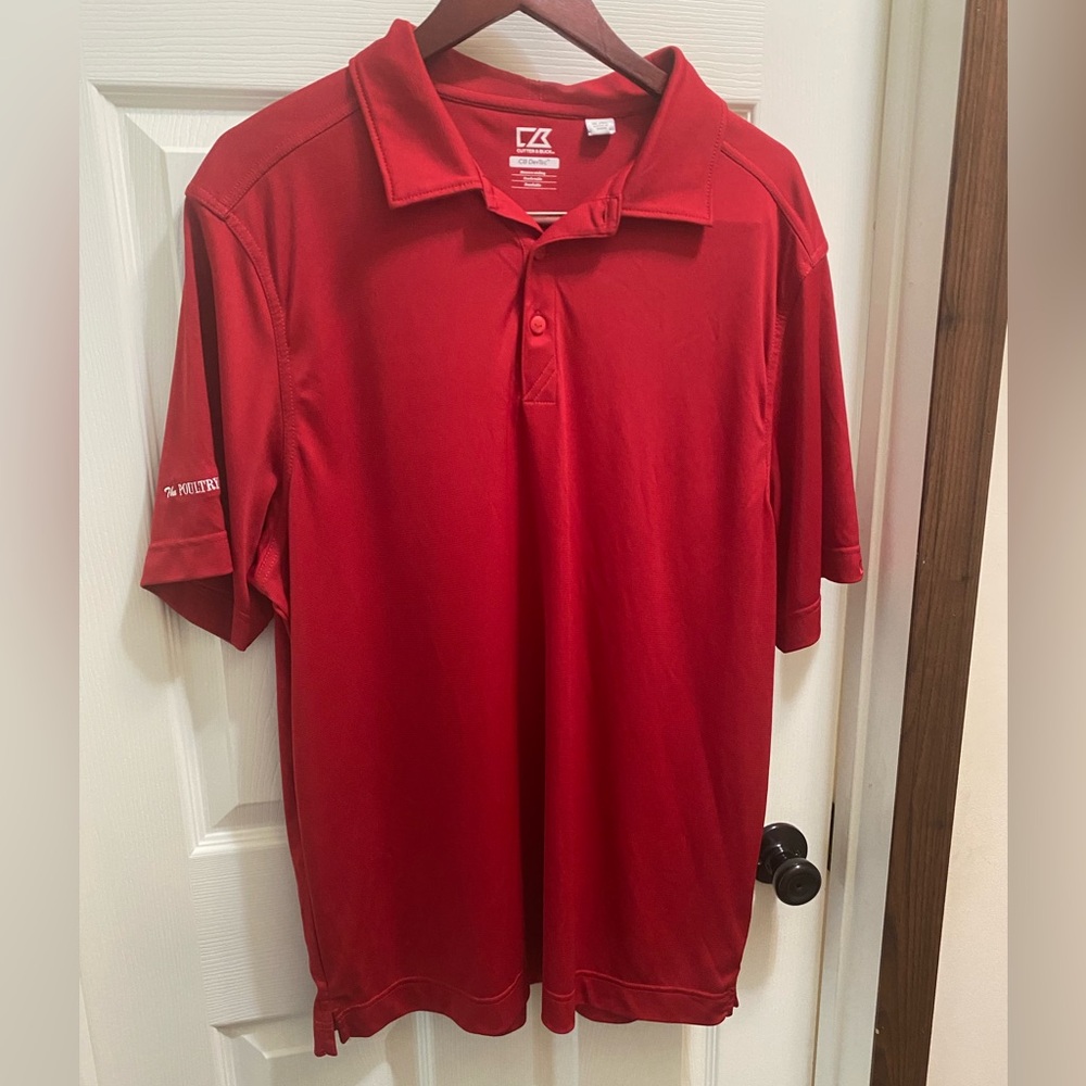 Cutter & Buck Men's Bold Red Polo
